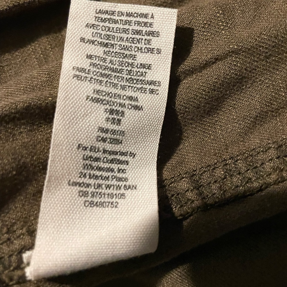 Free People Military Jacket Olive Green - Picture 9 of 9